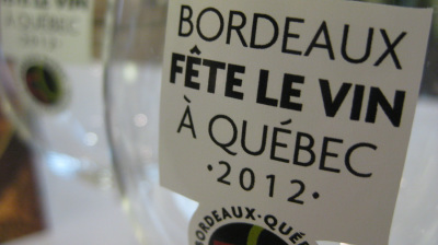 Bordeaux fête le vin à Québec